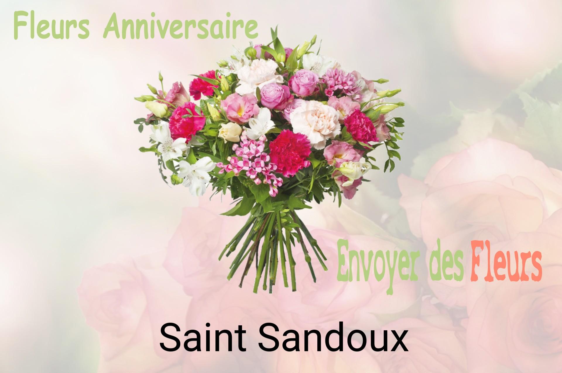 Bouquet de fleurs d’anniversaire livré à Saint-Sandoux